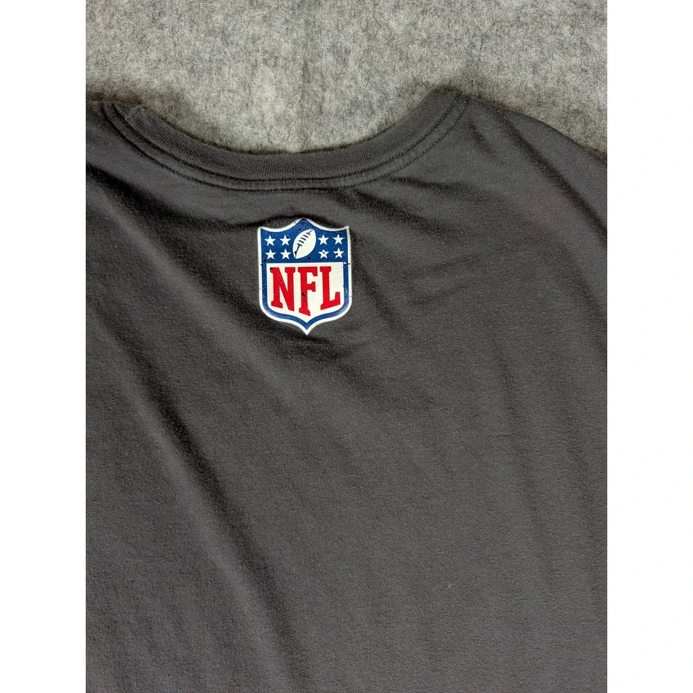 Nike NFL Onfield Apparel Dri-FIT Short Sleeve Graphic T-Shirt Charcoal Grey Red